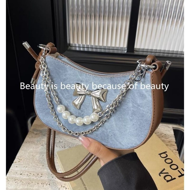 Luxury Bags In China Wholesale - Tas Selempang Wanita Mewah Rantai Mutiara