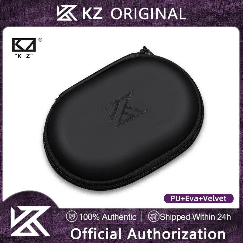 Luxury High Quality Bags - Tas Earphone KZ Bahan Kulit PU