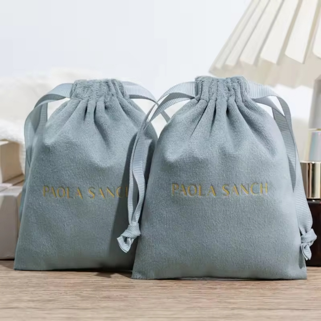 Luxury Bags From China - Kantong Beludru Mewah Custom Logo Cetak