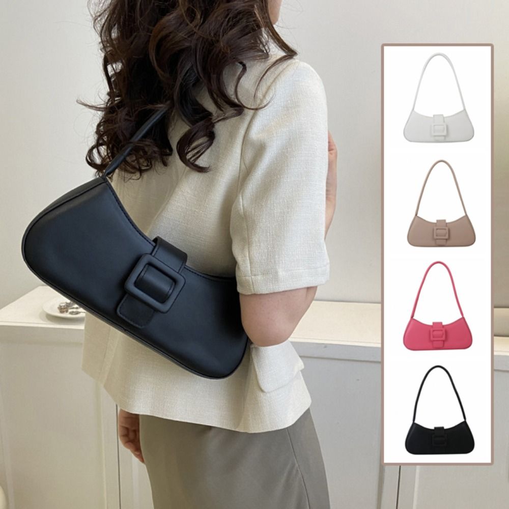 Luxury Bags Korea - Tas Ketiak Kulit PU Wanita Gaya