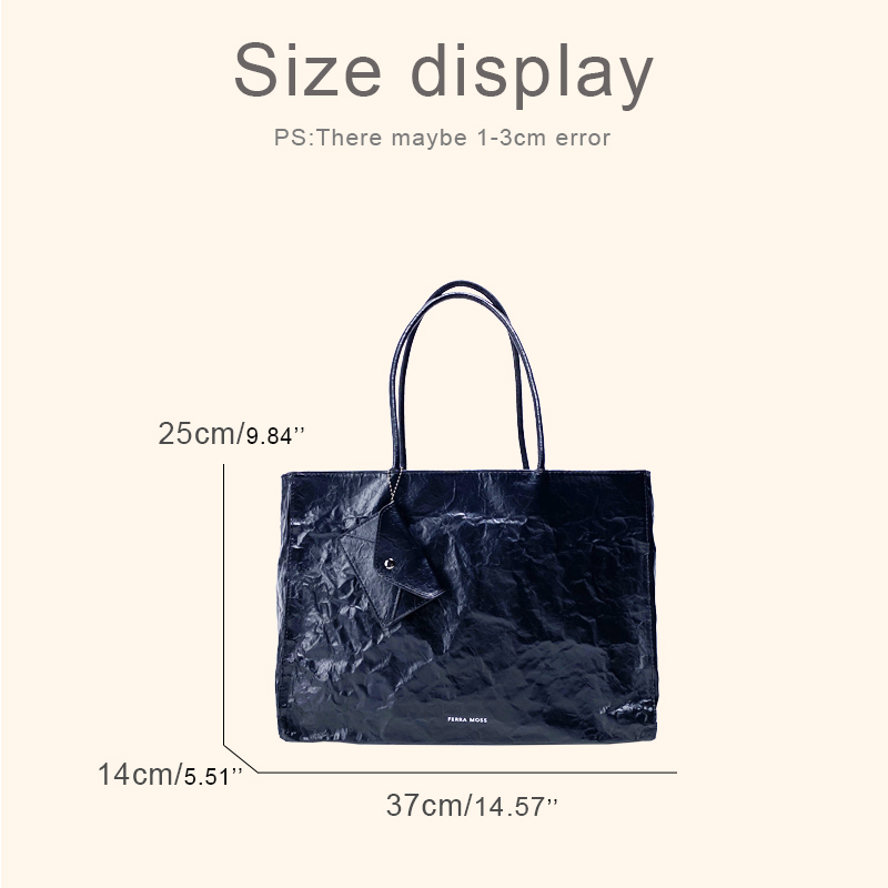 Tas Tote Kertas Kraft Kasual K - Luxury Bags Korea ulasan dan harga