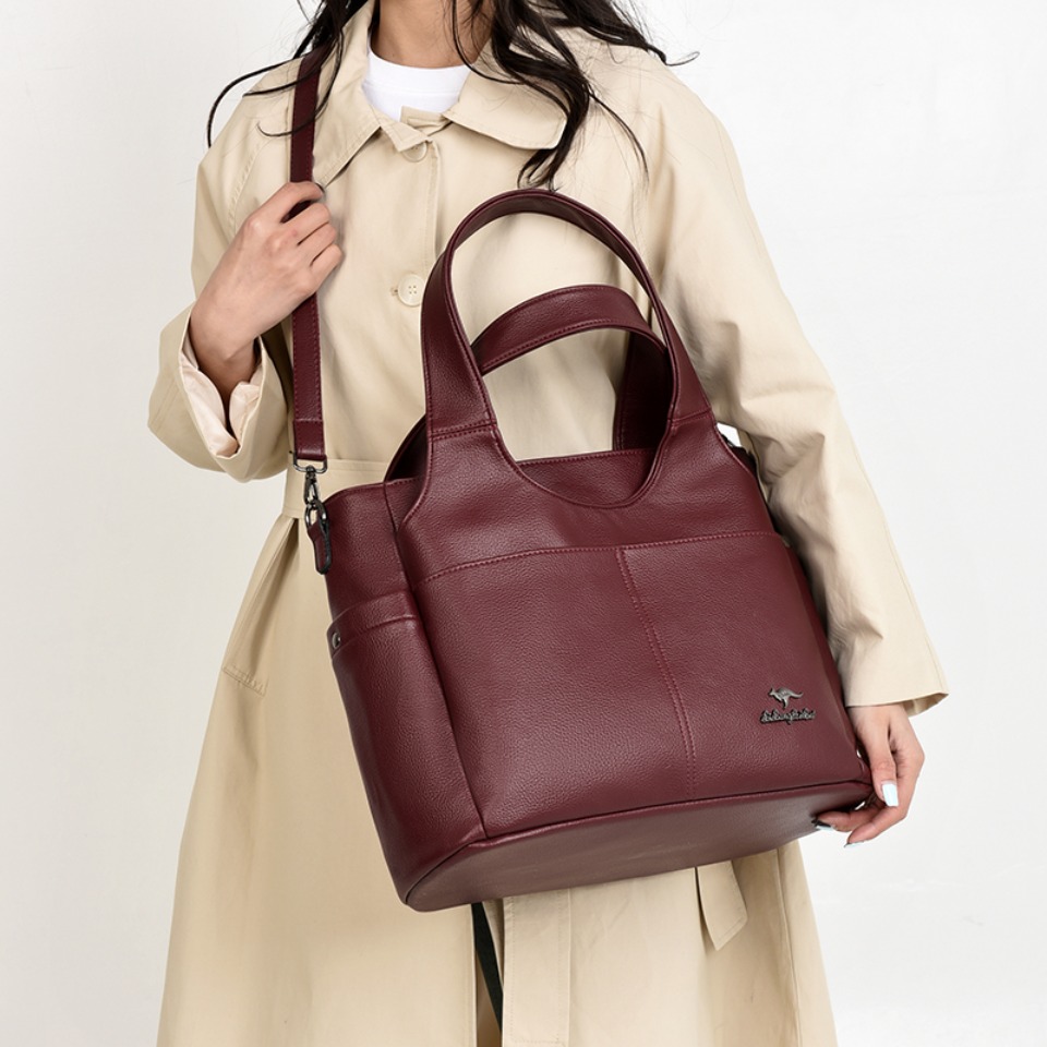 Tas Tote Kulit Lembut 3 Kompar - Luxury Bags From China ulasan dan harga