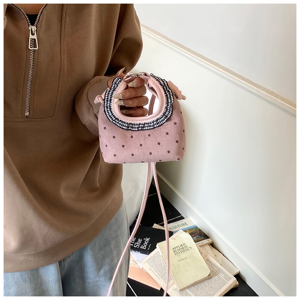 Tas Tangan Suede Mini Manis Ta - Half Moon Bag Suede ulasan dan harga
