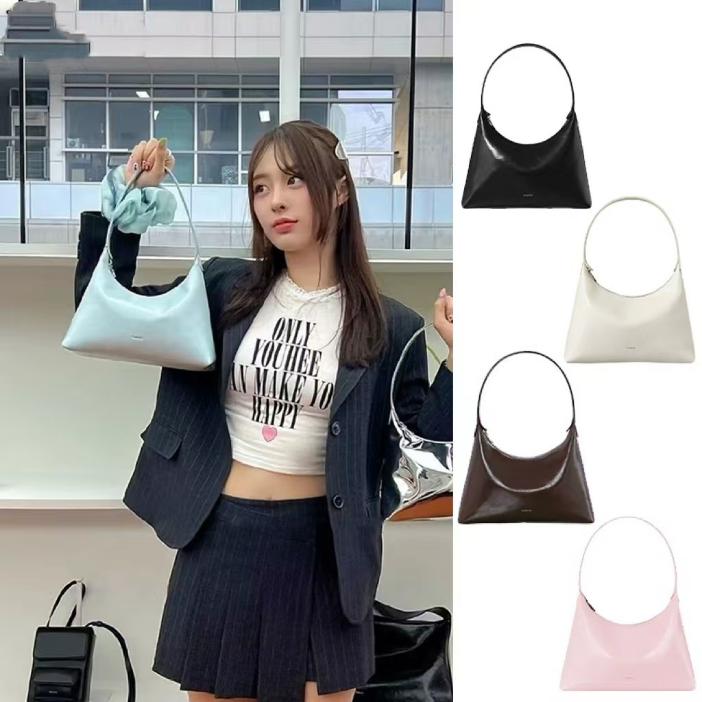 Tas Selempang Wanita Kulit Lem - Half Moon Bag Suede ulasan dan harga