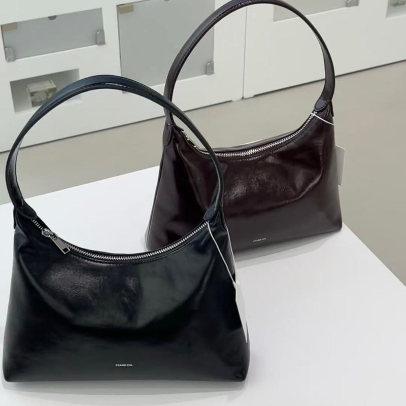 Tas Selempang Wanita Kulit Lem - Half Moon Bag Suede ulasan dan harga