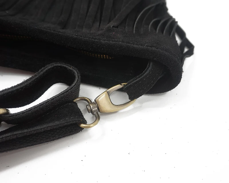 LilyHood 2022 Tas Bahu Wanita  - Half Moon Bag Suede ulasan dan harga