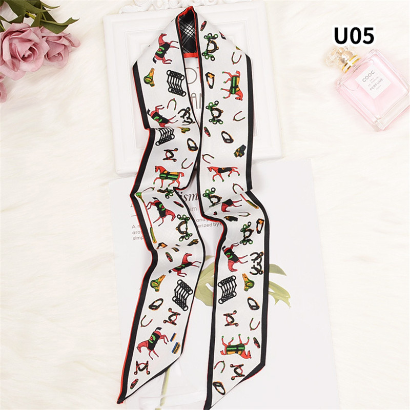 Syal Skinny Kotak-kotak Kuda T - Luxury Bags China ulasan dan harga