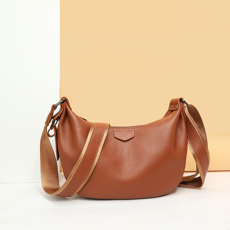 Tas Wanita Baru 100% Kulit Asl - Half Moon Bag Suede ulasan dan harga
