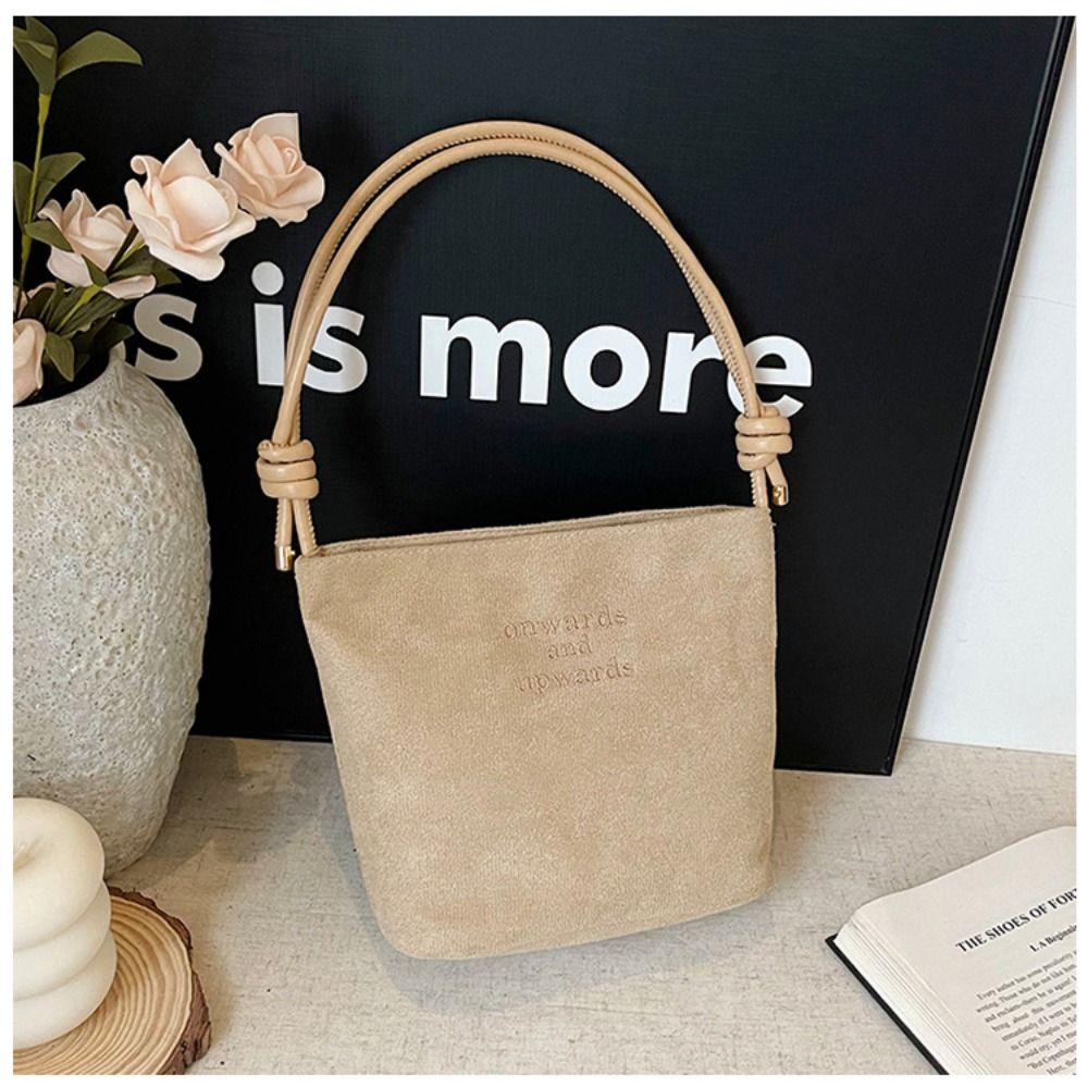 Tas Bahu Suede Portabel Tas Em - Bucket Bag Suede ulasan dan harga