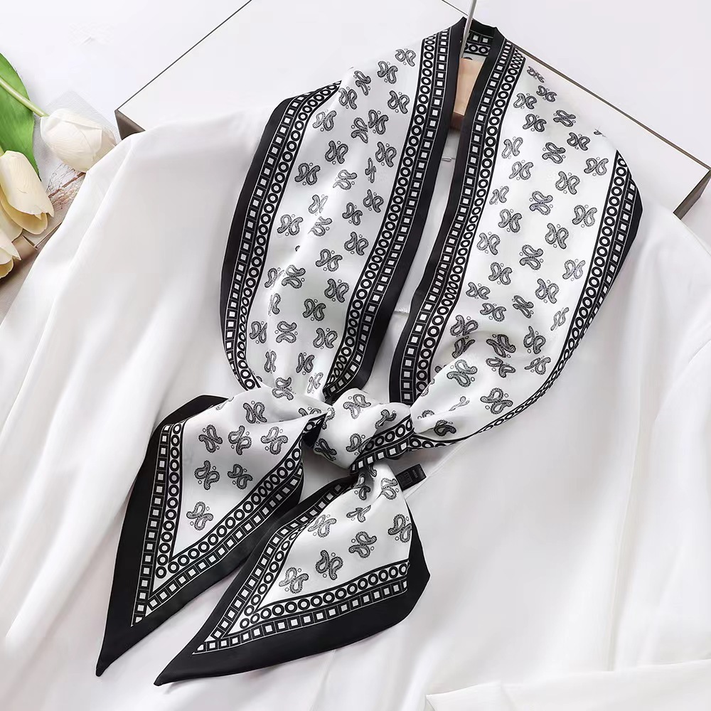 Syal Sutra Motif Zebra Mewah u - Luxury Bags China ulasan dan harga