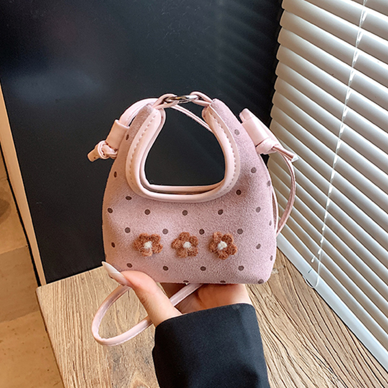 Tas Selempang Mini Motif Bunga - Half Moon Bag Suede ulasan dan harga