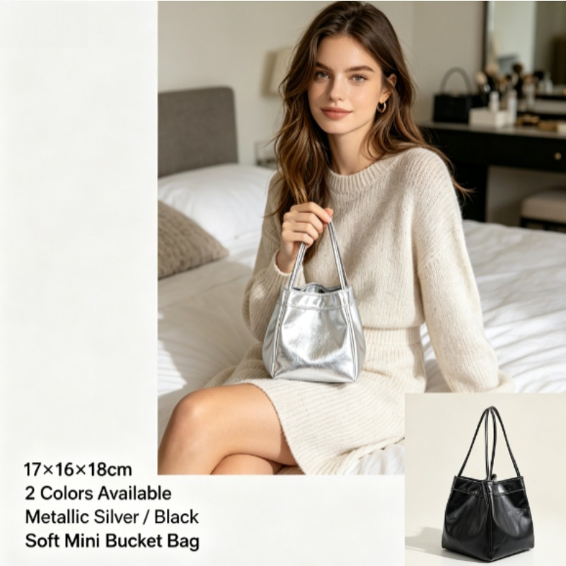 Tas Bucket Baru dengan Lapisan - Bucket Bag Suede ulasan dan harga