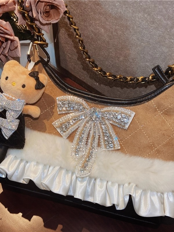 Tas Selempang Wanita Vintage N - Half Moon Bag Suede ulasan dan harga
