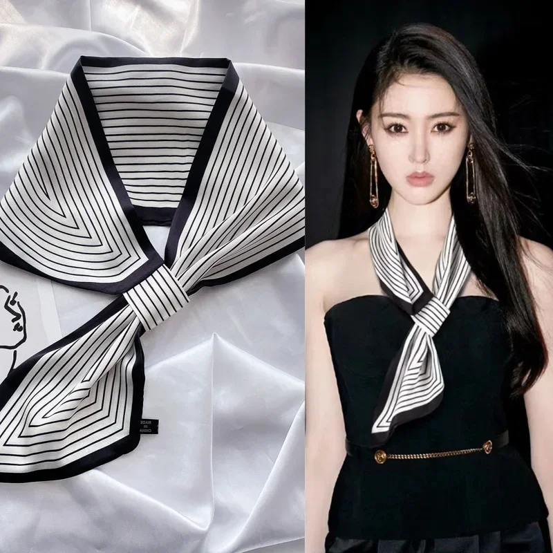 Syal Sutra Telinga Musim Semi  - Luxury Bags Korea ulasan dan harga