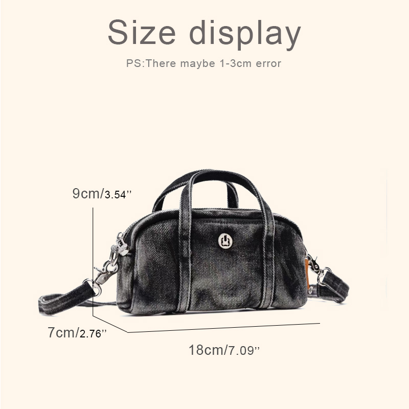 Tas Kotak Denim Mini Kasual Ko - Luxury Bags China ulasan dan harga