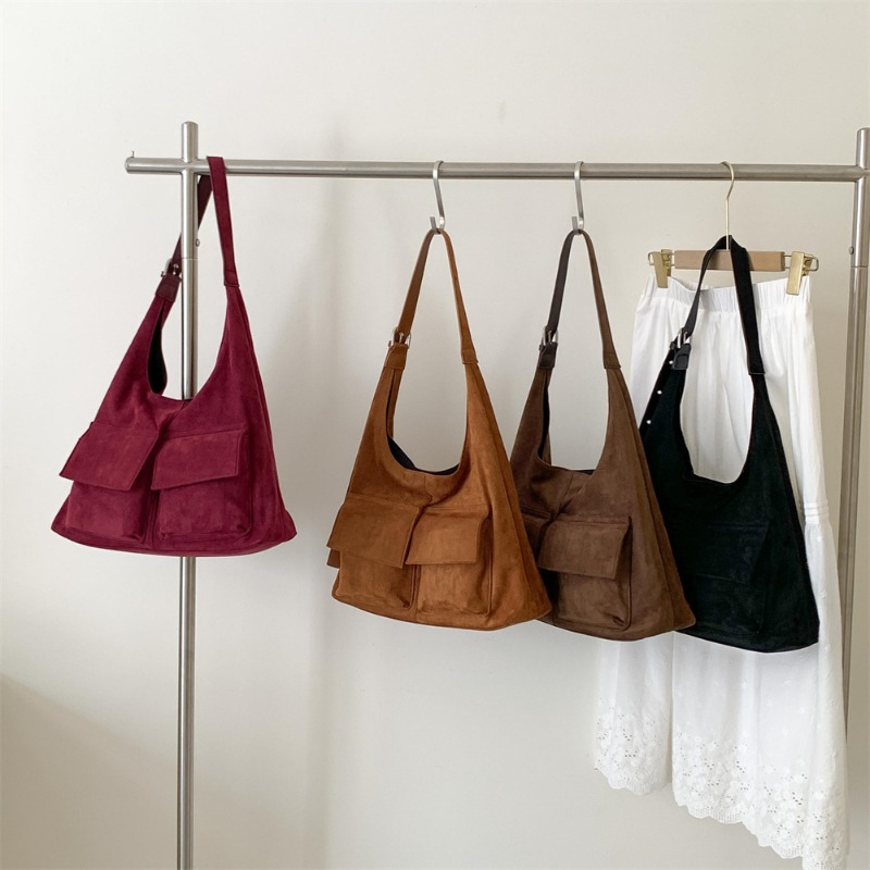 Tas Tote Suede Imitasi Baru de - Bucket Bag Suede ulasan dan harga