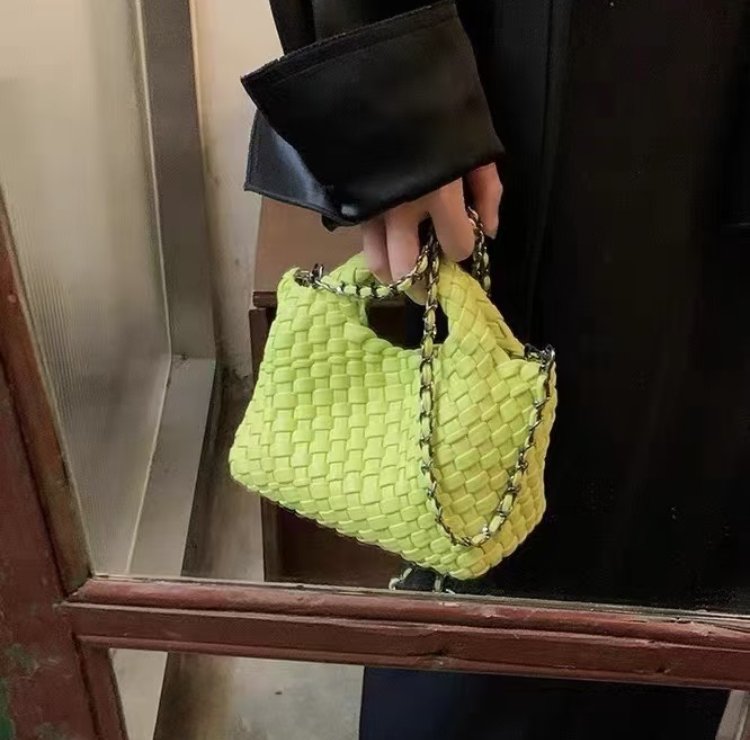 Tas Tangan PU Tenun Mewah Kore - Luxury Bags Korea ulasan dan harga