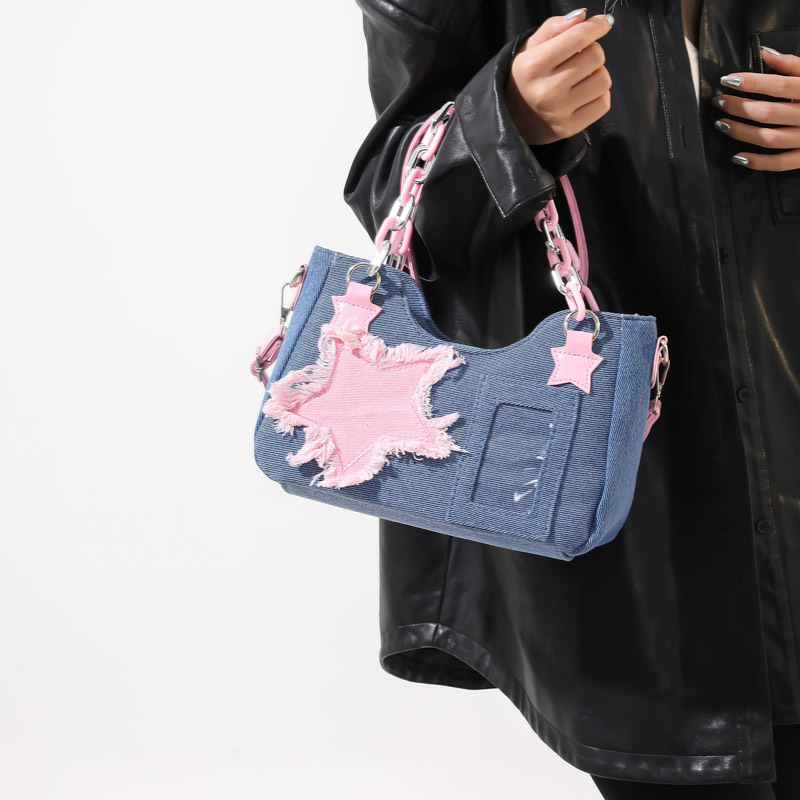 Tas Selempang Denim Gaya Korea - Luxury Bags Korea ulasan dan harga