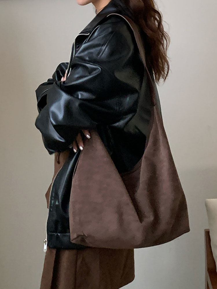 Tas Selempang Suede untuk Wani - Bucket Bag Suede ulasan dan harga