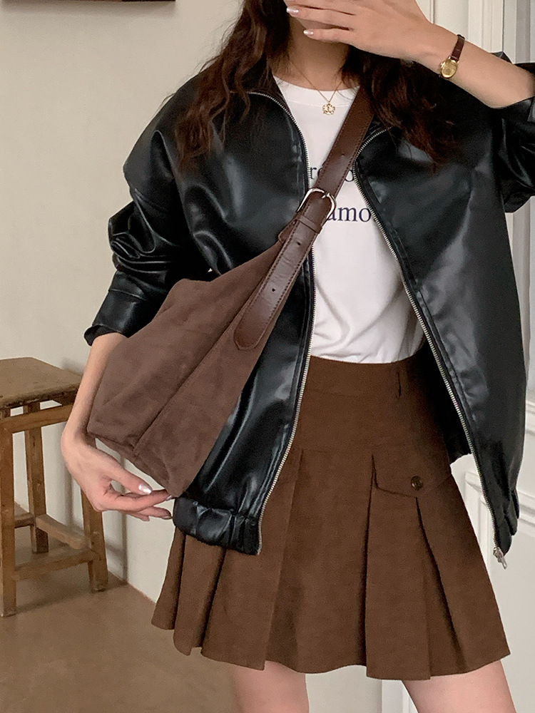Tas Selempang Suede untuk Wani - Bucket Bag Suede ulasan dan harga
