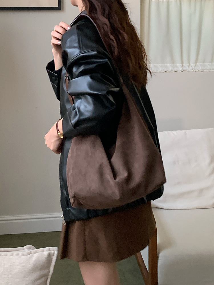 Tas Selempang Suede untuk Wani - Bucket Bag Suede ulasan dan harga