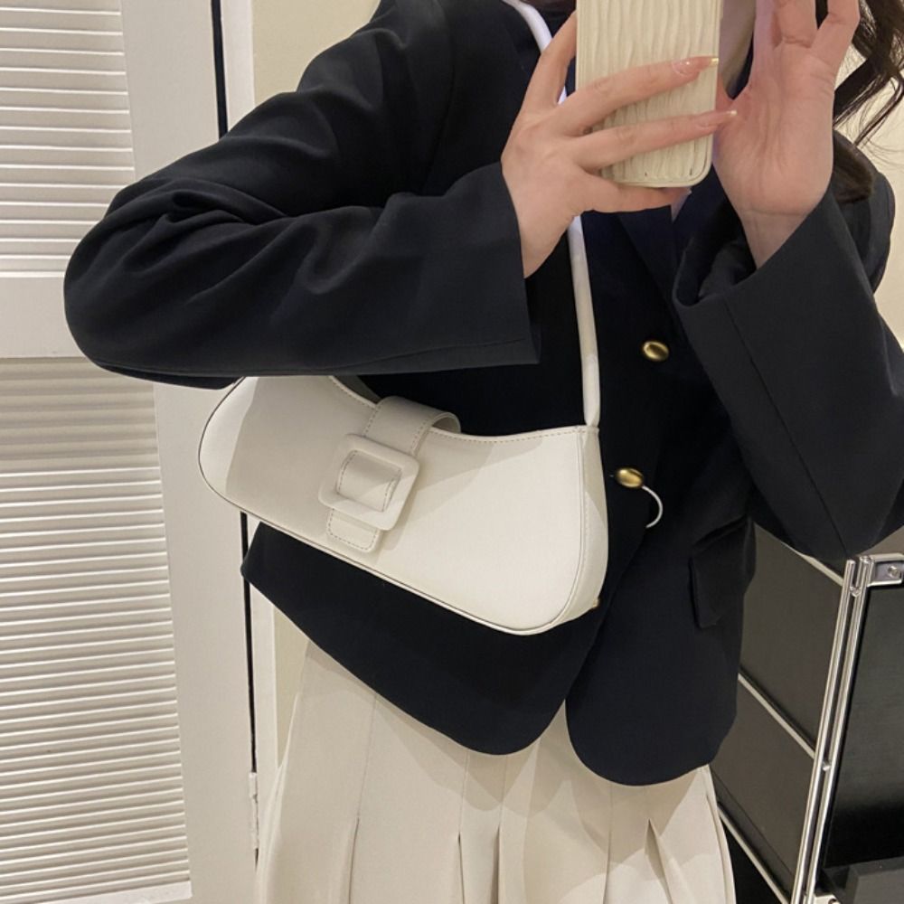 Tas Ketiak Kulit PU Wanita Gay - Luxury Bags Korea ulasan dan harga